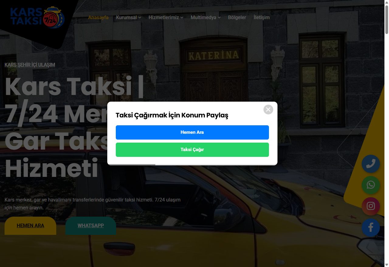 Kars Taksi 724