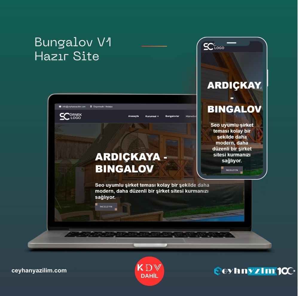Bungalov Site Tasarımı V1