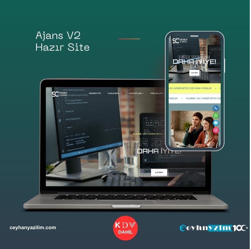Ajans V2  Hazır Site
