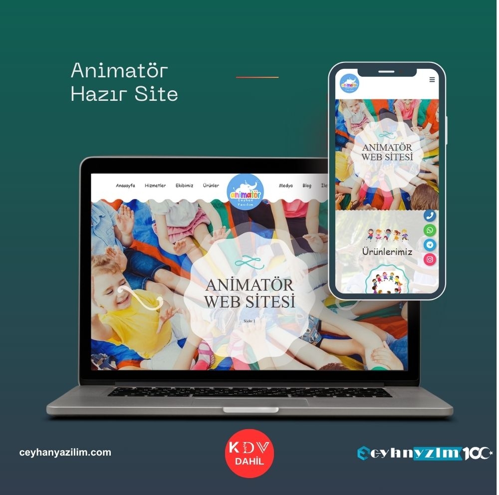 Animatör Hazır Site V1