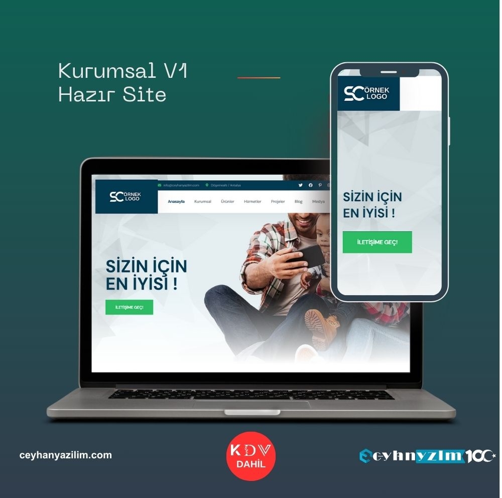 Kurumsal V1  Hazır Site