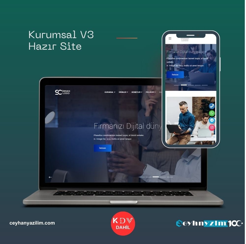 Kurumsal V3 Hazır Site