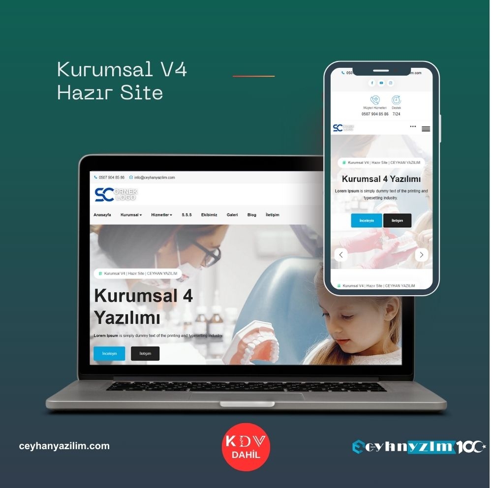 Kurumsal V4 Hazır Site