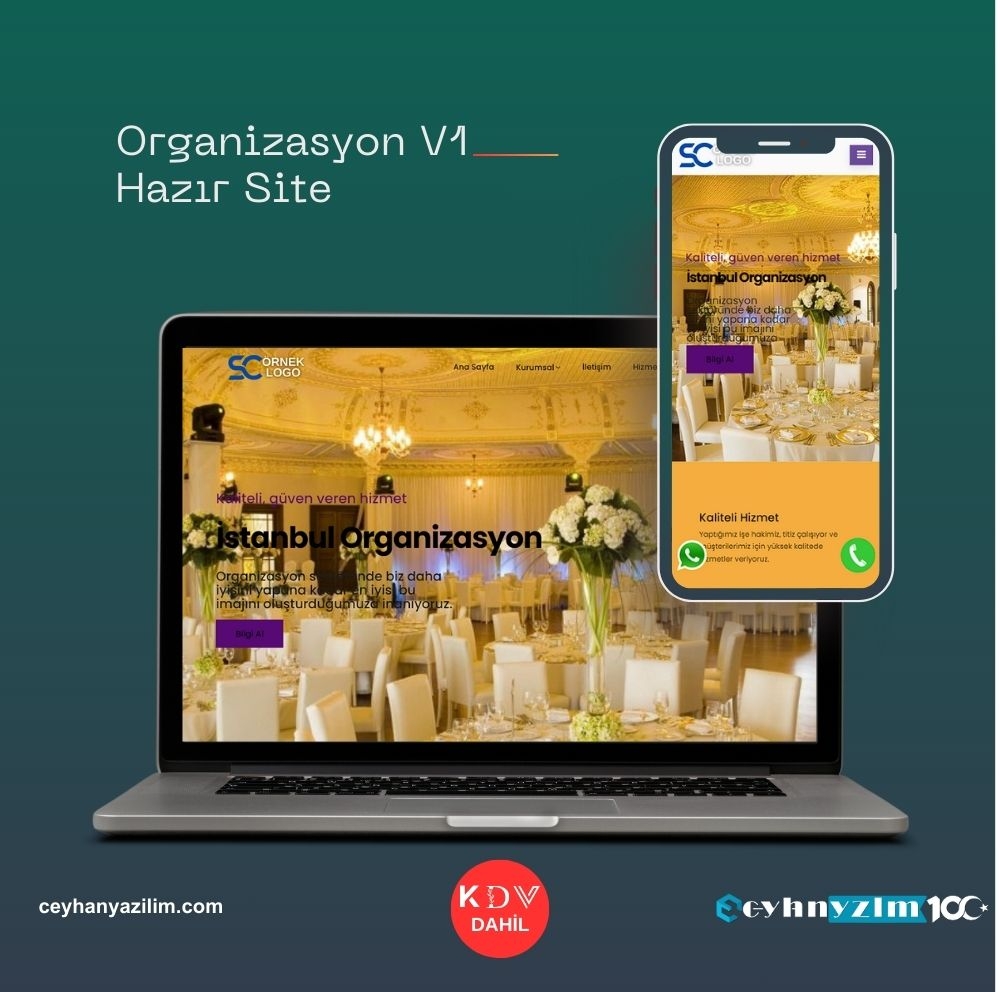 Organizasyon V1 Hazır Site