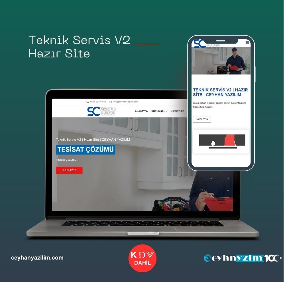 Teknik Servis V2 Hazır Site