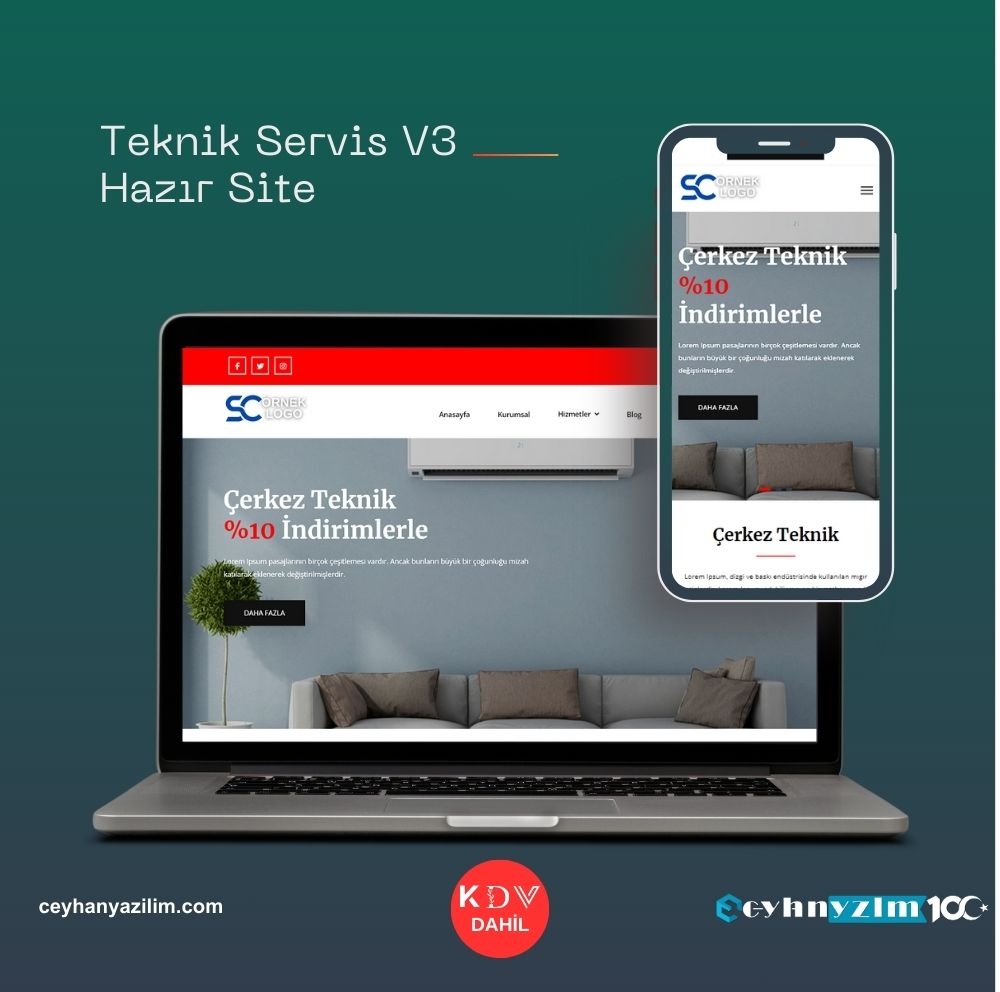 Teknik Servis V3 Hazır Site