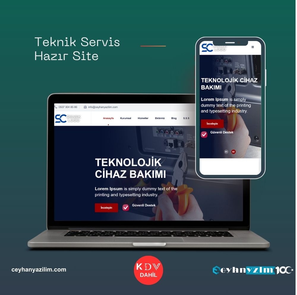 Teknik Servis V8 Hazır Site