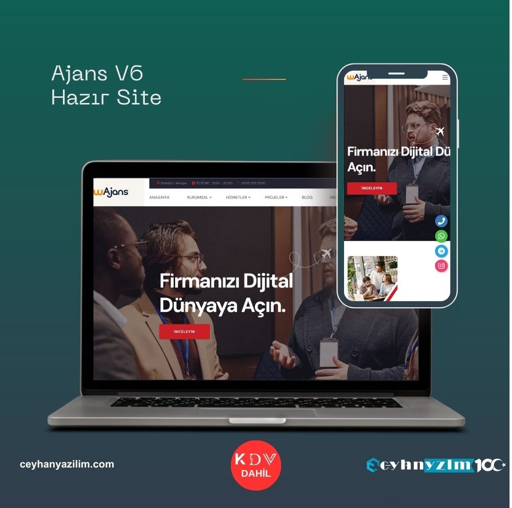 Ajans V6 Hazır Site