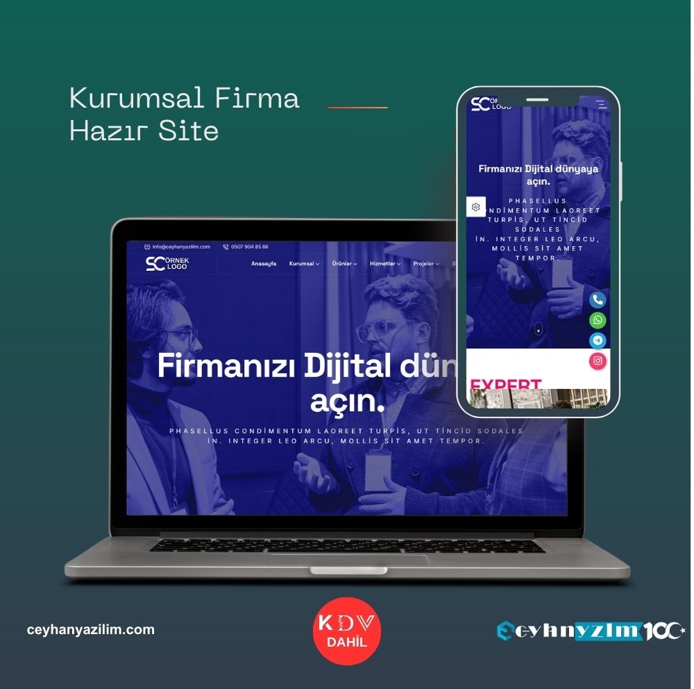Kurumsal Firma Hazır Site