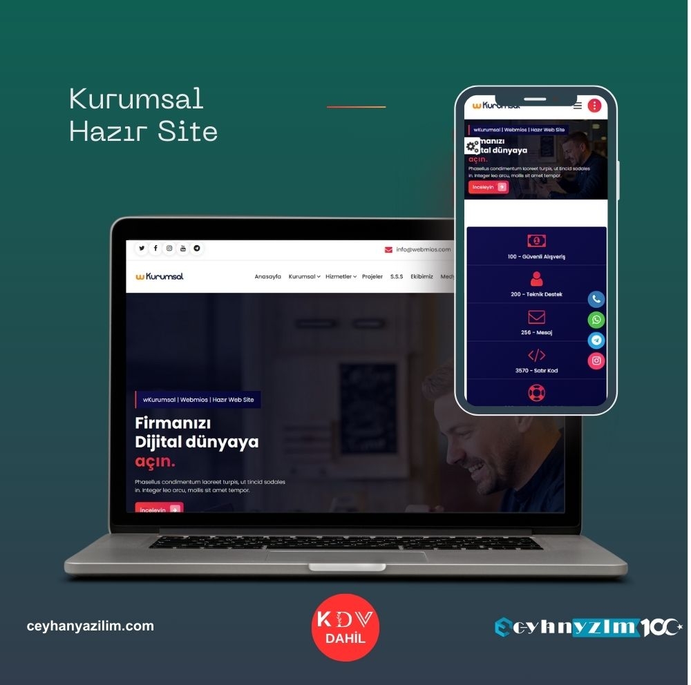 Kurumsal Hazır Site