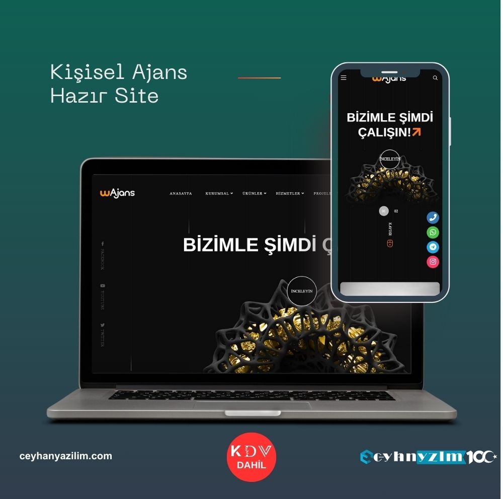 Kişisel Ajans Hazır Site
