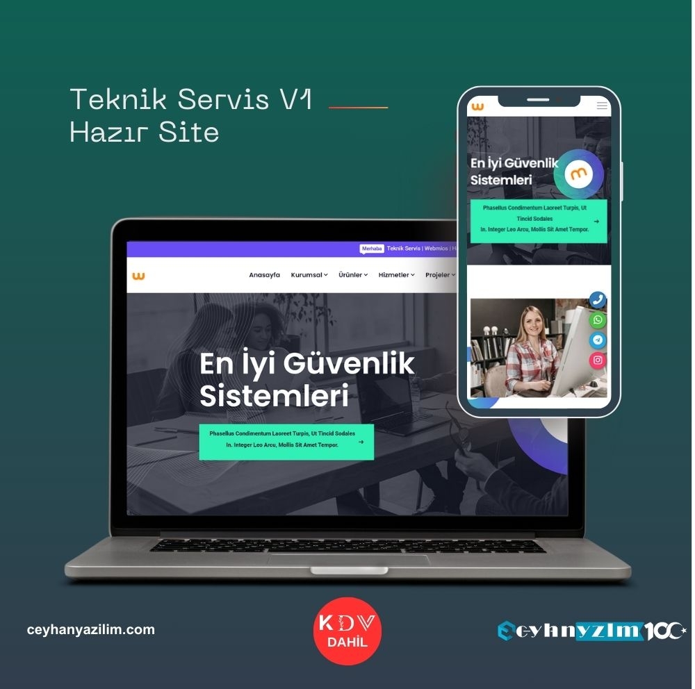 Teknik Servis V1 Hazır Site