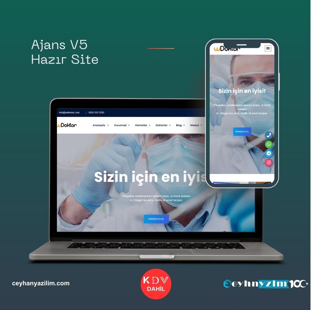 Ajans V5 Hazır Site
