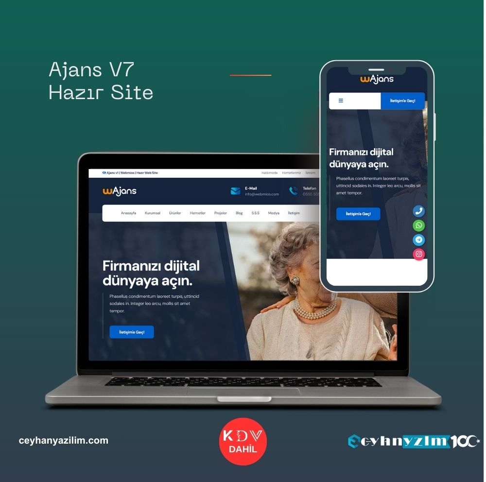 Ajans V7 Hazır Site