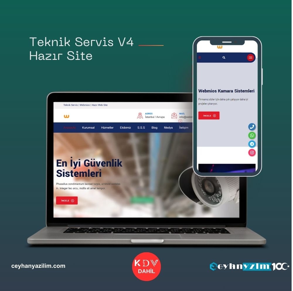 Teknik Servis V4 Hazır Site