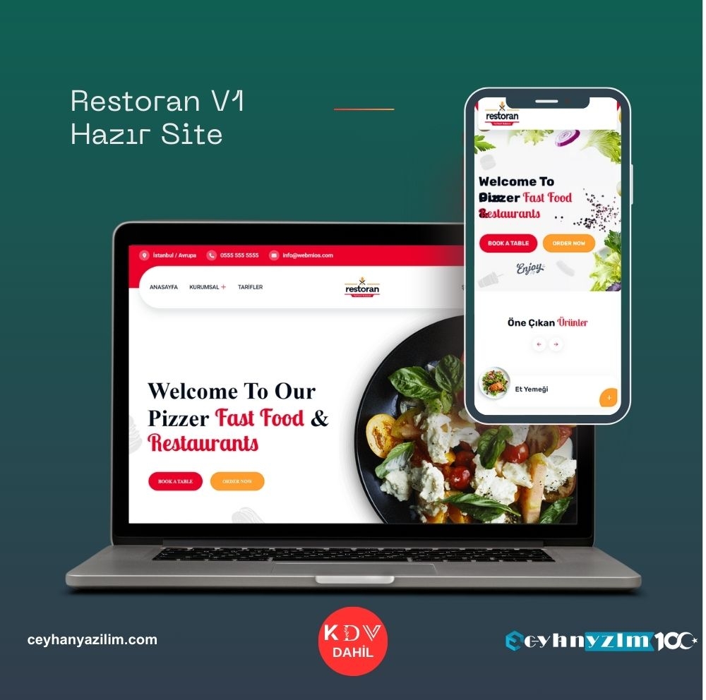 Restoran V1 Hazır Site