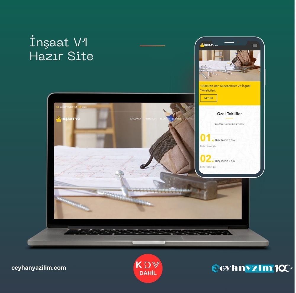 İnşaat V1 Hazır Site