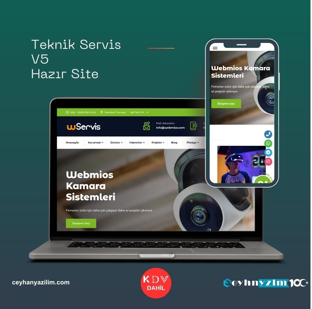 Teknik Servis V5 Hazır Site