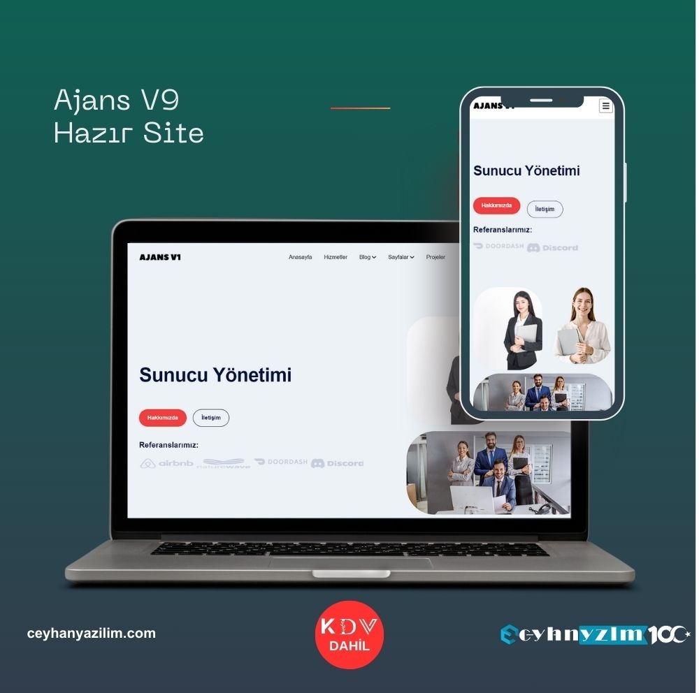 Ajans V9 Hazır Site
