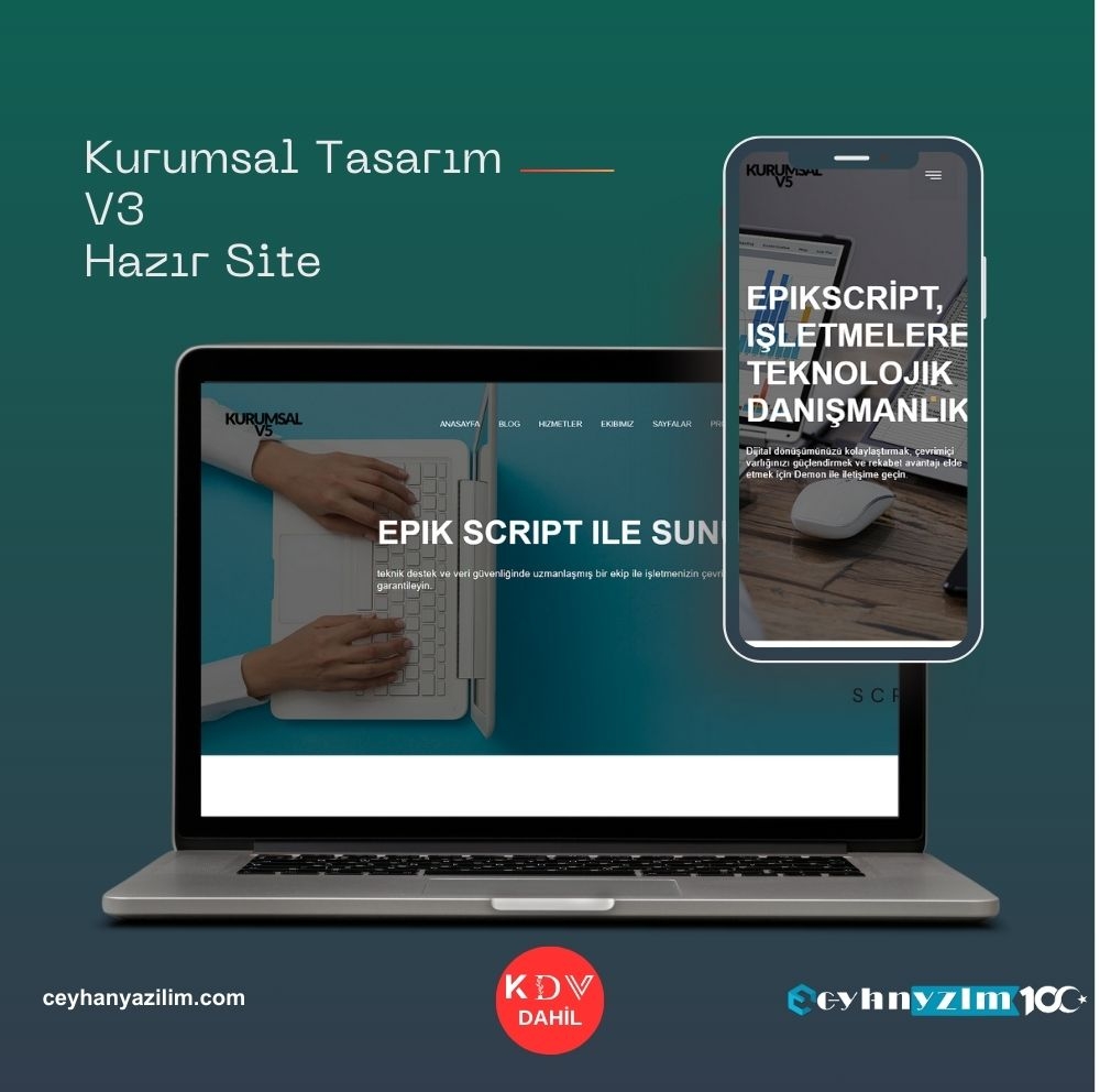 Kurumsal Tasarım V3 Hazır Site