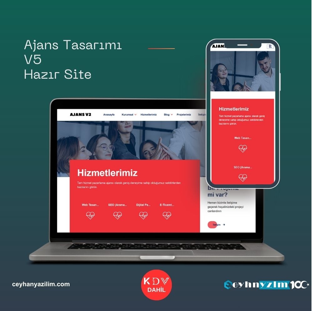 Ajans Tasarımı V5 Hazır Site