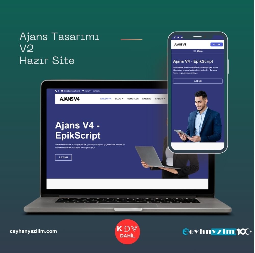 Ajans Tasarımı V2 Hazır Site