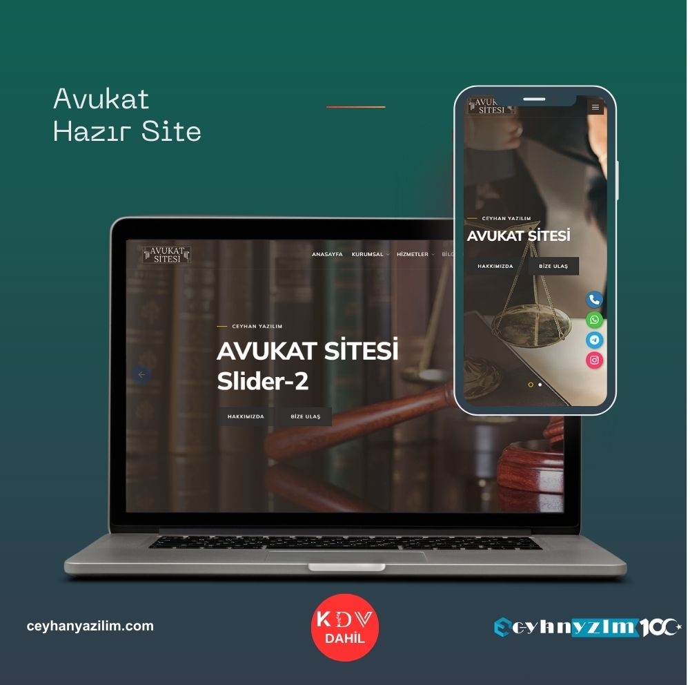 Avukat Site Tasarımı V36