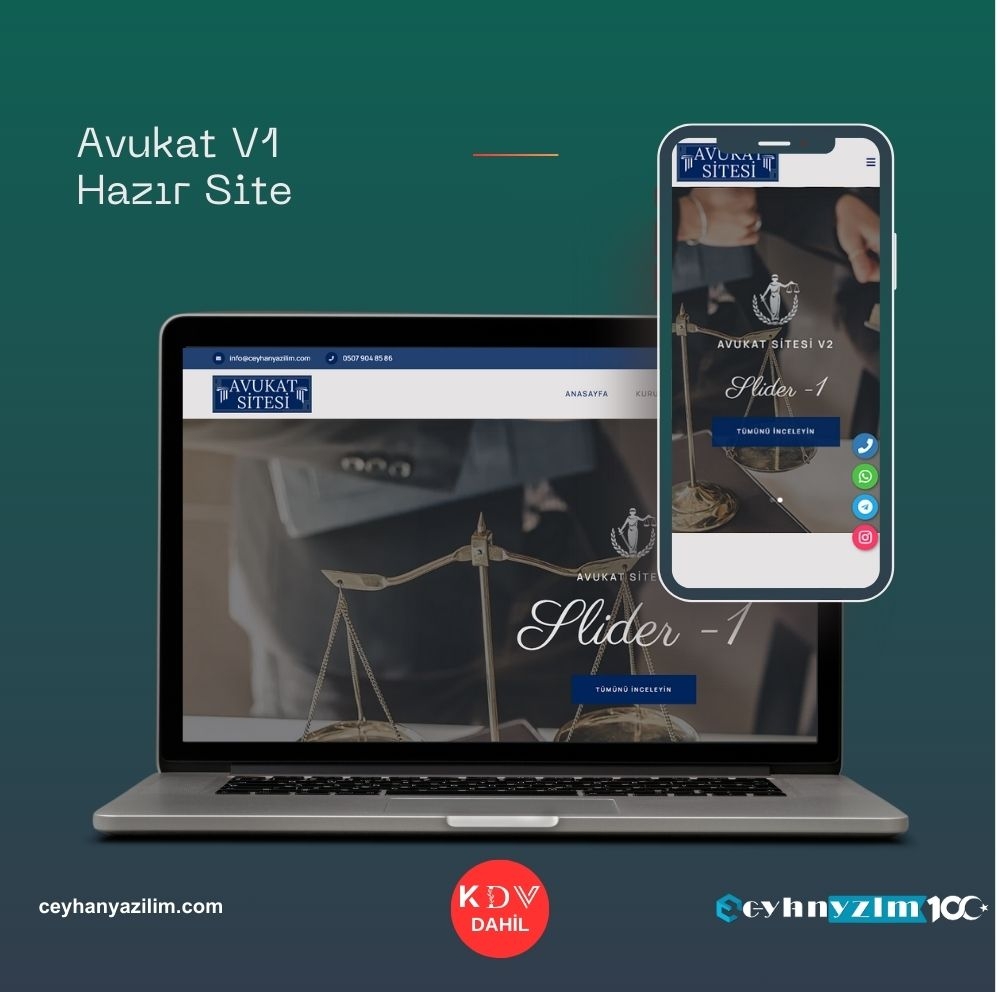 Avukat Site Tasarımı V37