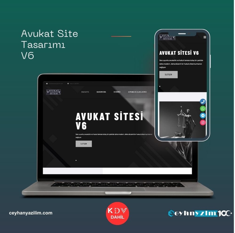 Avukat Site Tasarımı V6