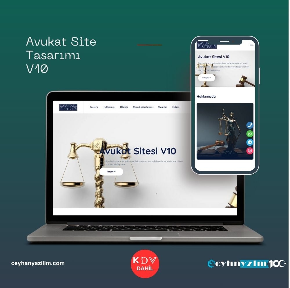 Avukat Site Tasarımı V10