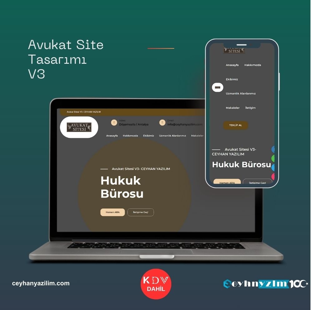 Avukat Site Tasarımı V3