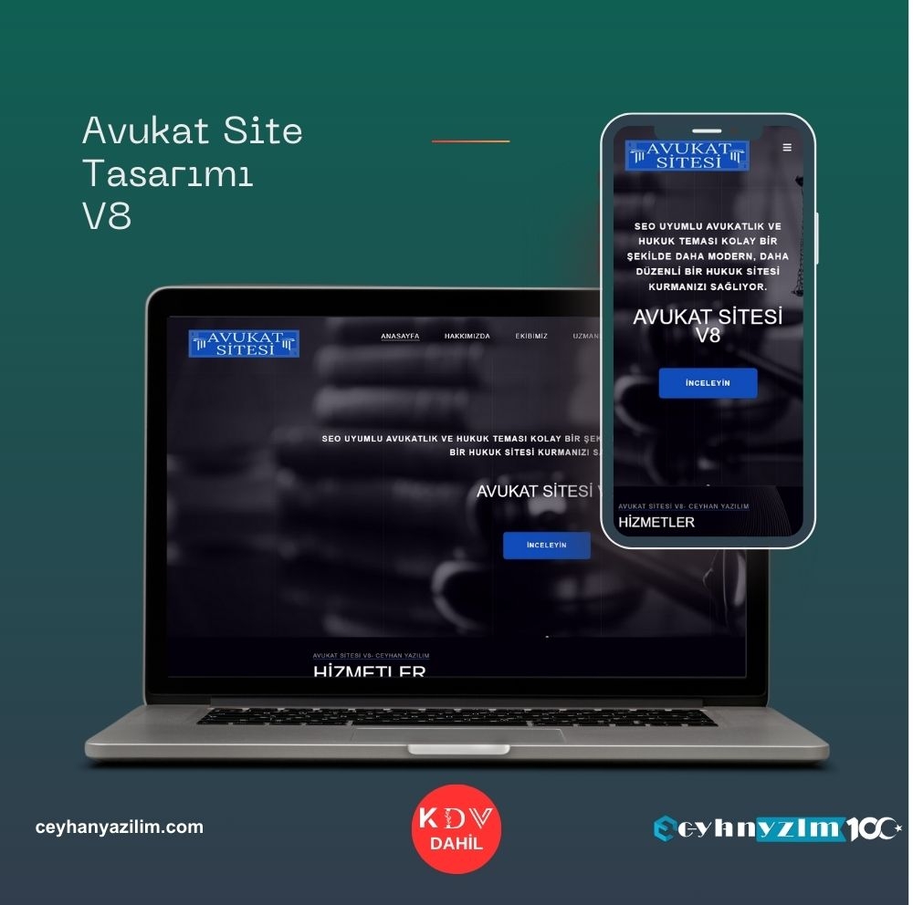 Avukat Site Tasarımı V8