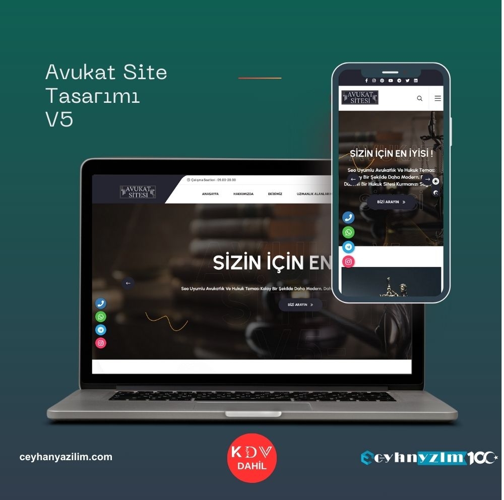 Avukat Site Tasarımı V5