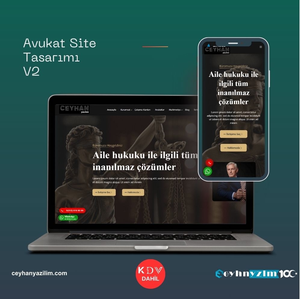 Avukat Site Tasarımı V2