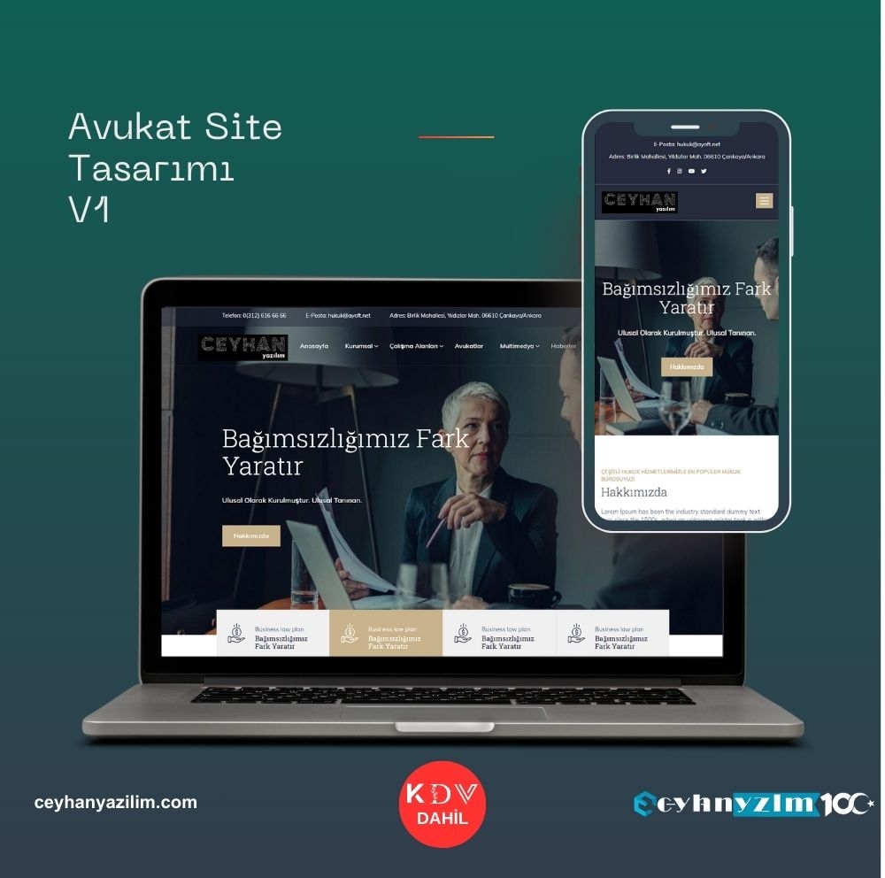 Avukat Site Tasarımı V1
