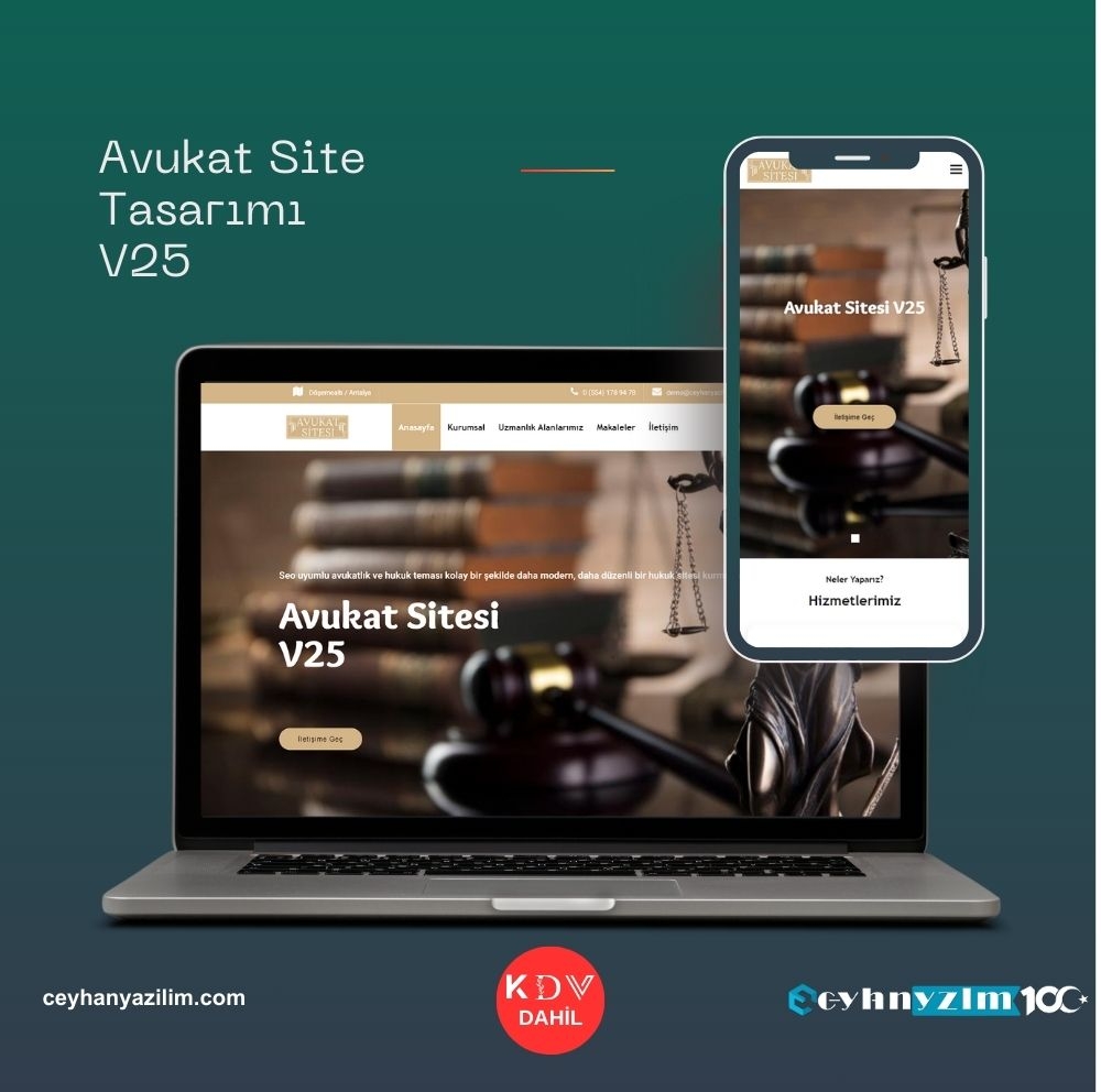 Avukat Site Tasarımı V25