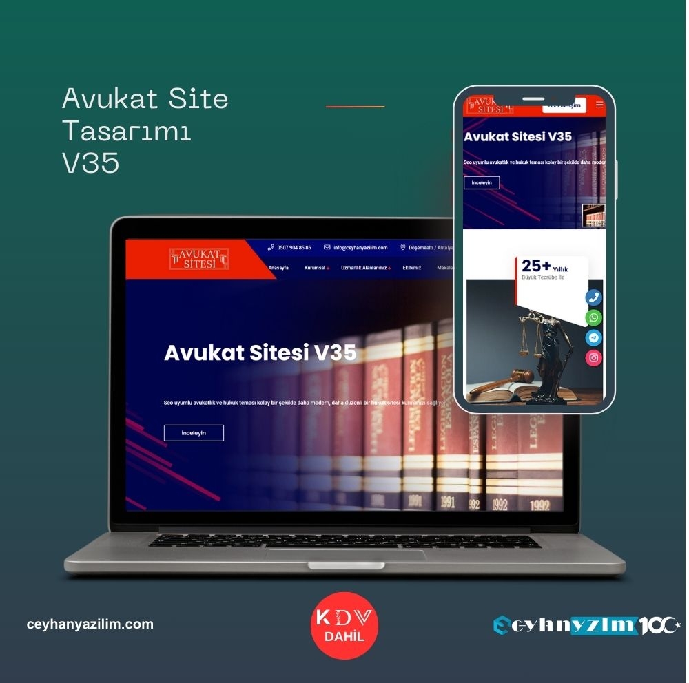 Avukat Site Tasarımı V35