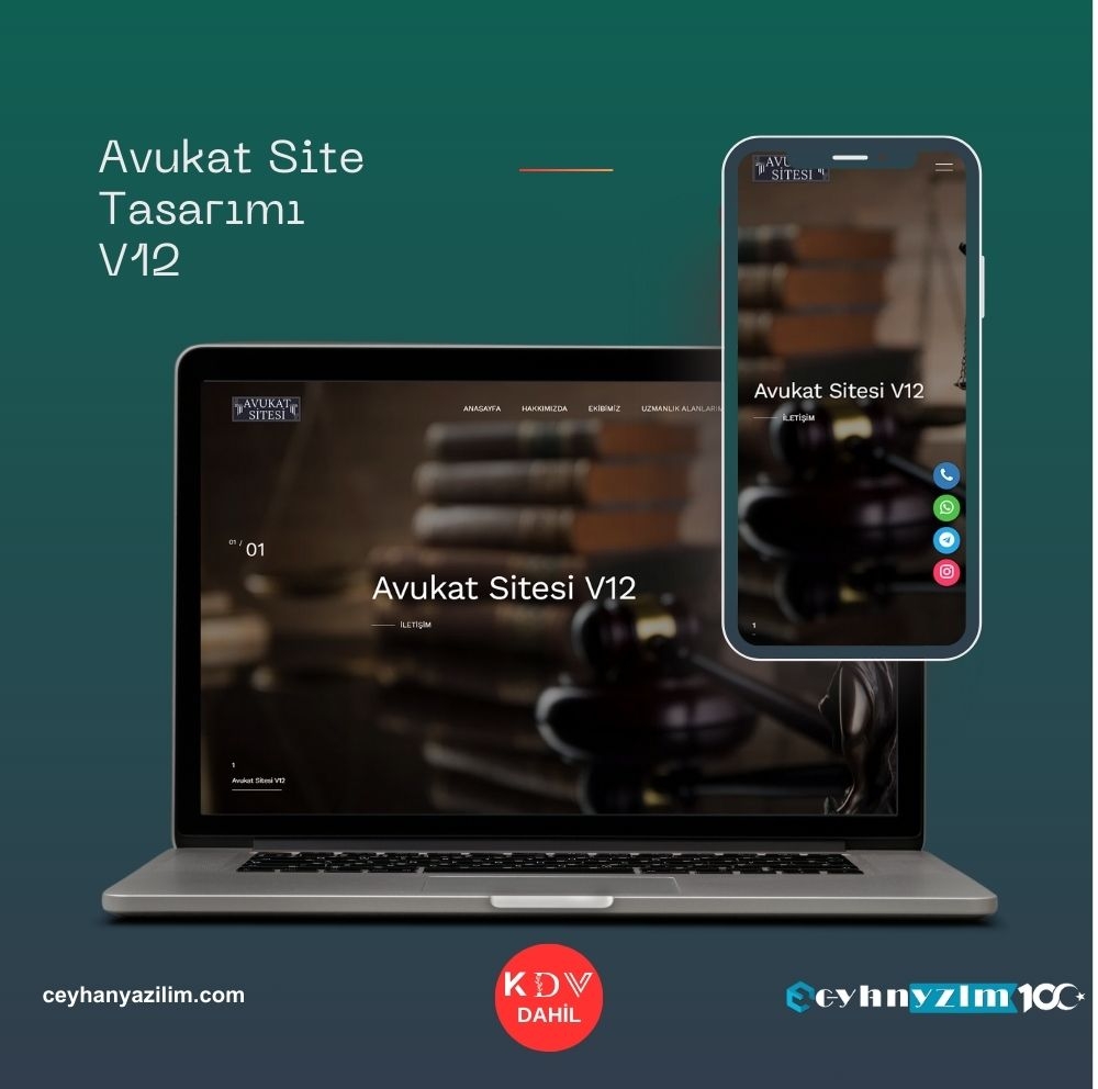 Avukat Site Tasarımı V12