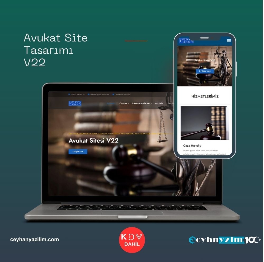 Avukat Site Tasarımı V22
