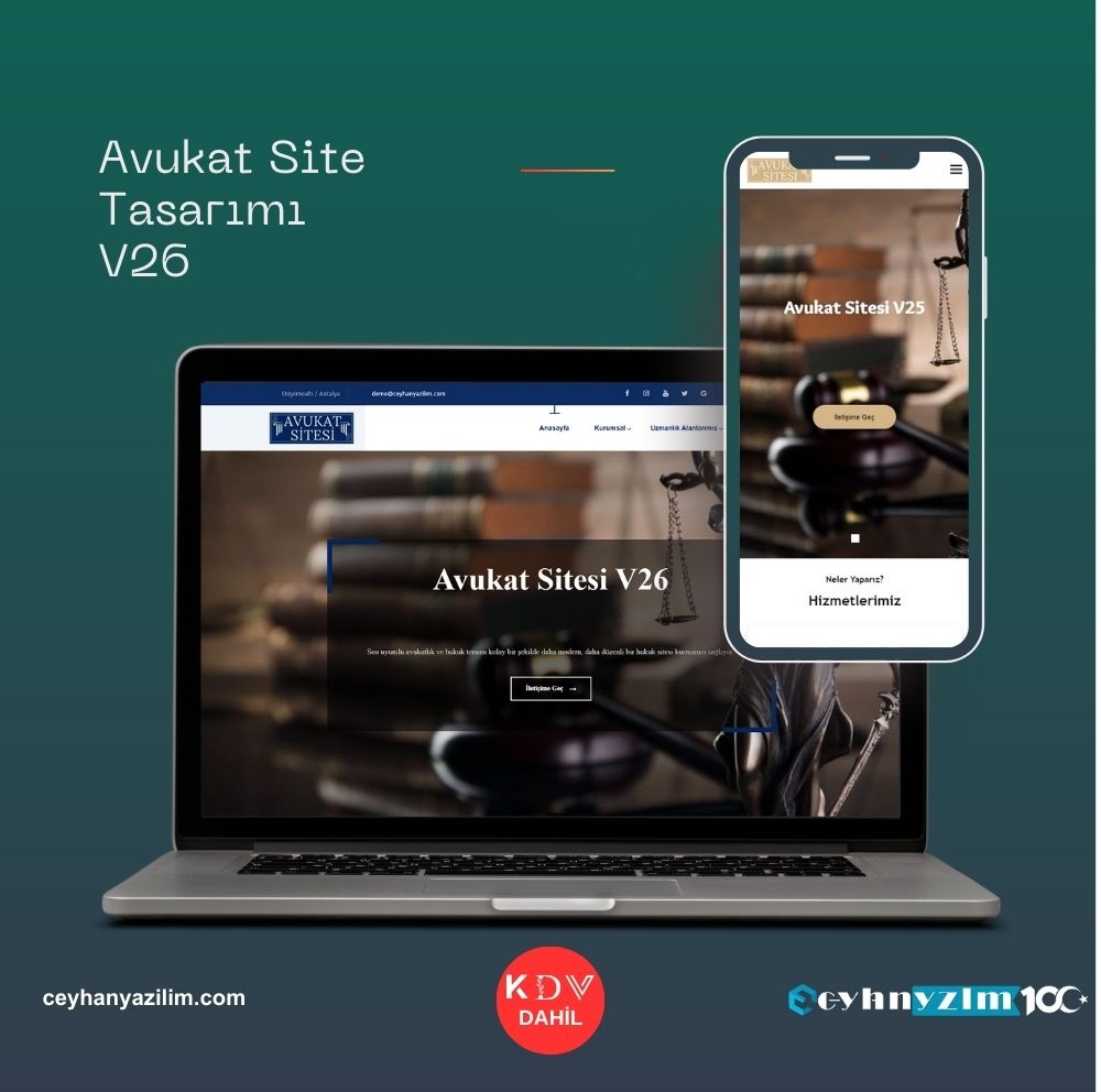 Avukat Site Tasarımı V26