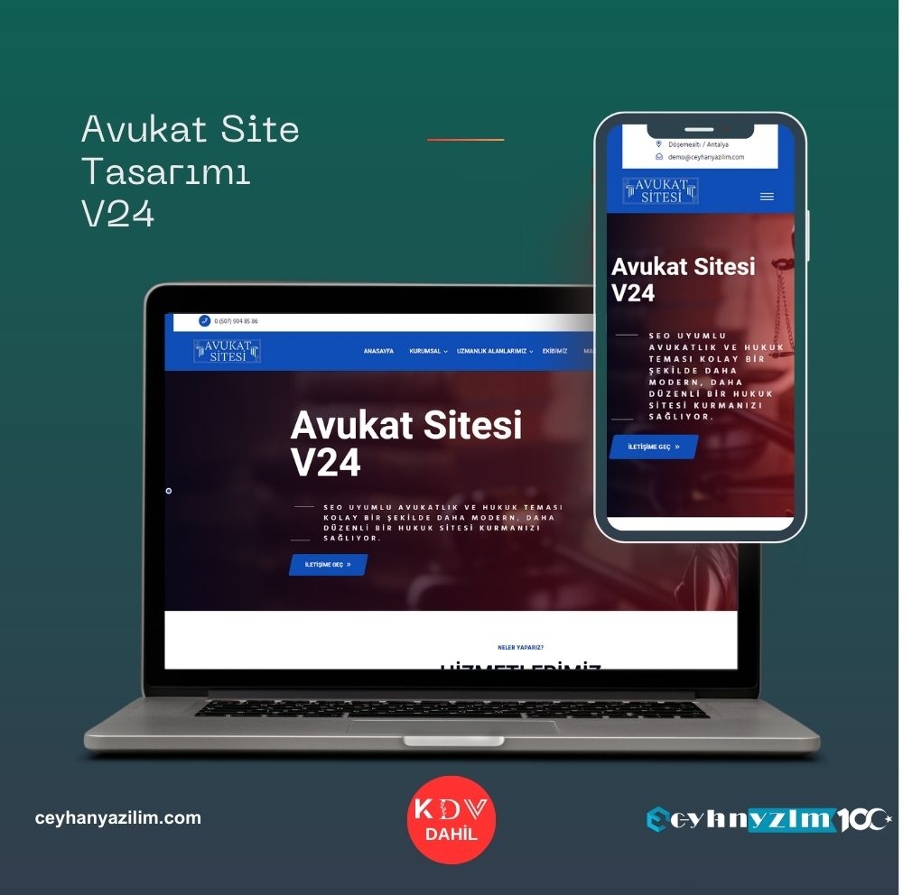 Avukat Site Tasarımı V24