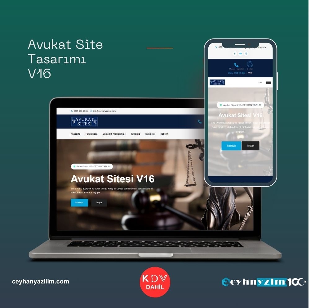 Avukat Site Tasarımı V16