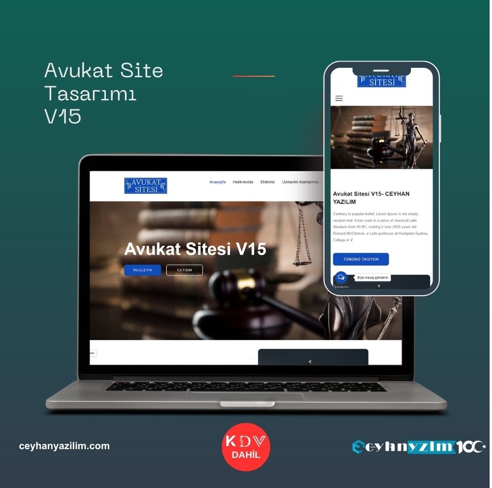 Avukat Site Tasarımı V15