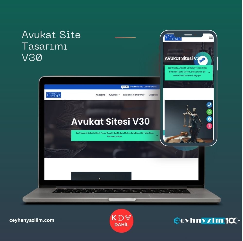 Avukat Site Tasarımı V30