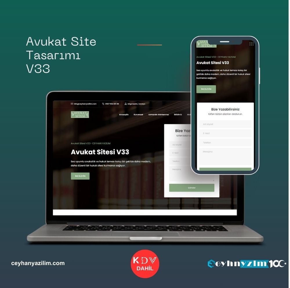 Avukat Site Tasarımı V33