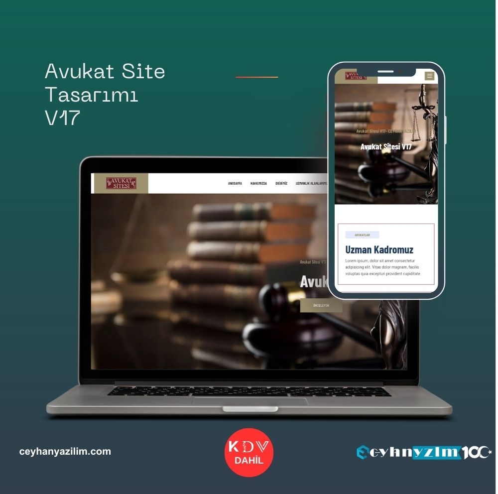 Avukat Site Tasarımı V17
