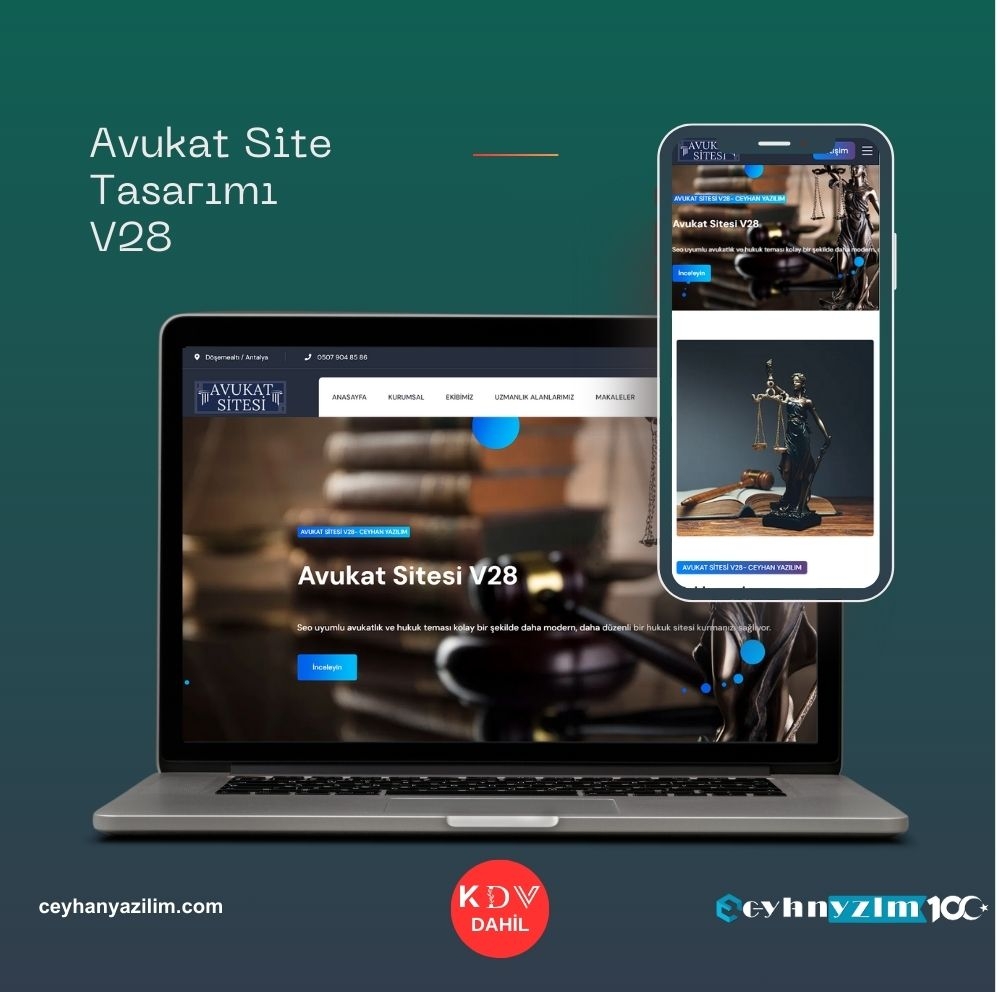 Avukat Site Tasarımı V28