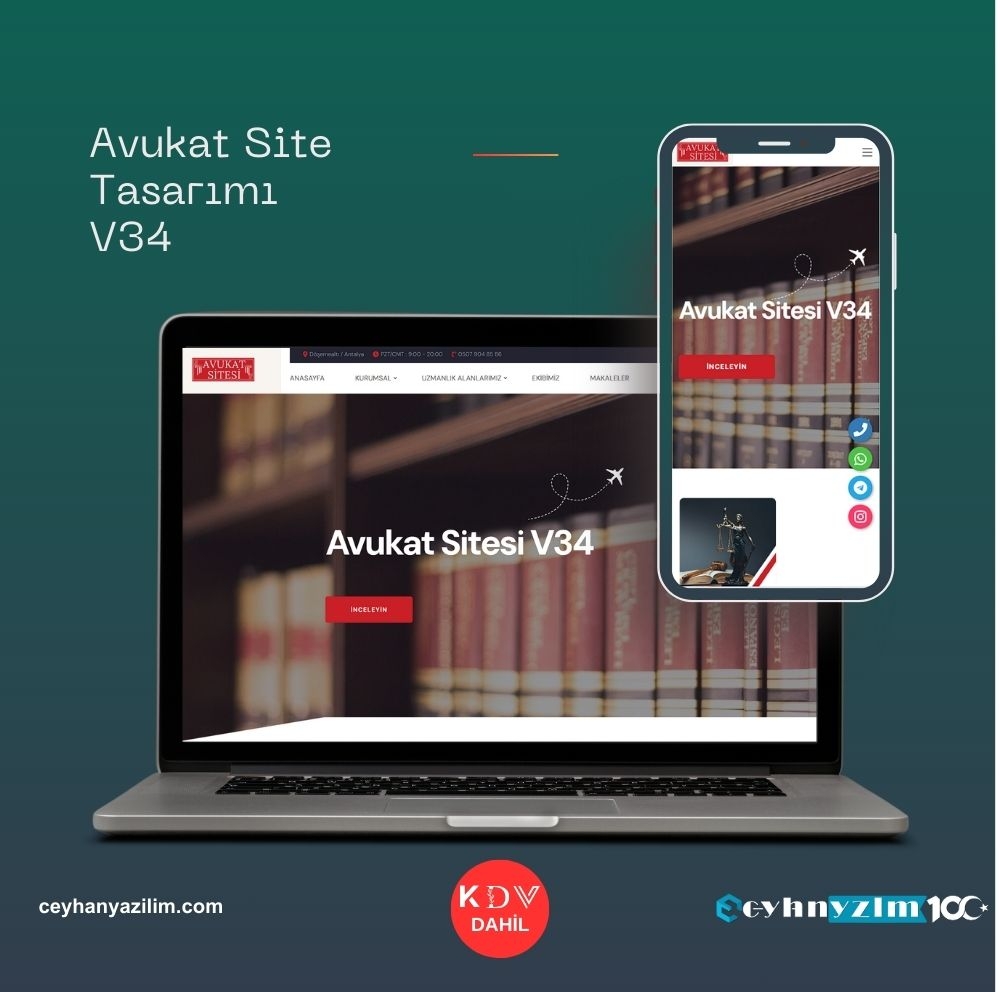 Avukat Site Tasarımı V34