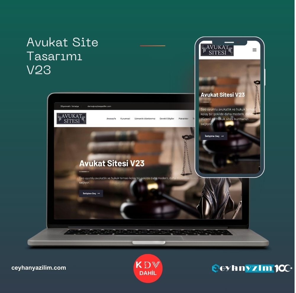 Avukat Site Tasarımı V23