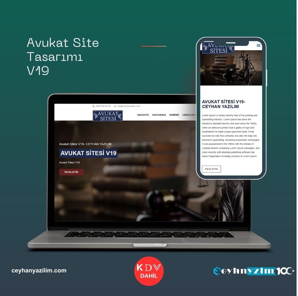 Avukat Site Tasarımı V19